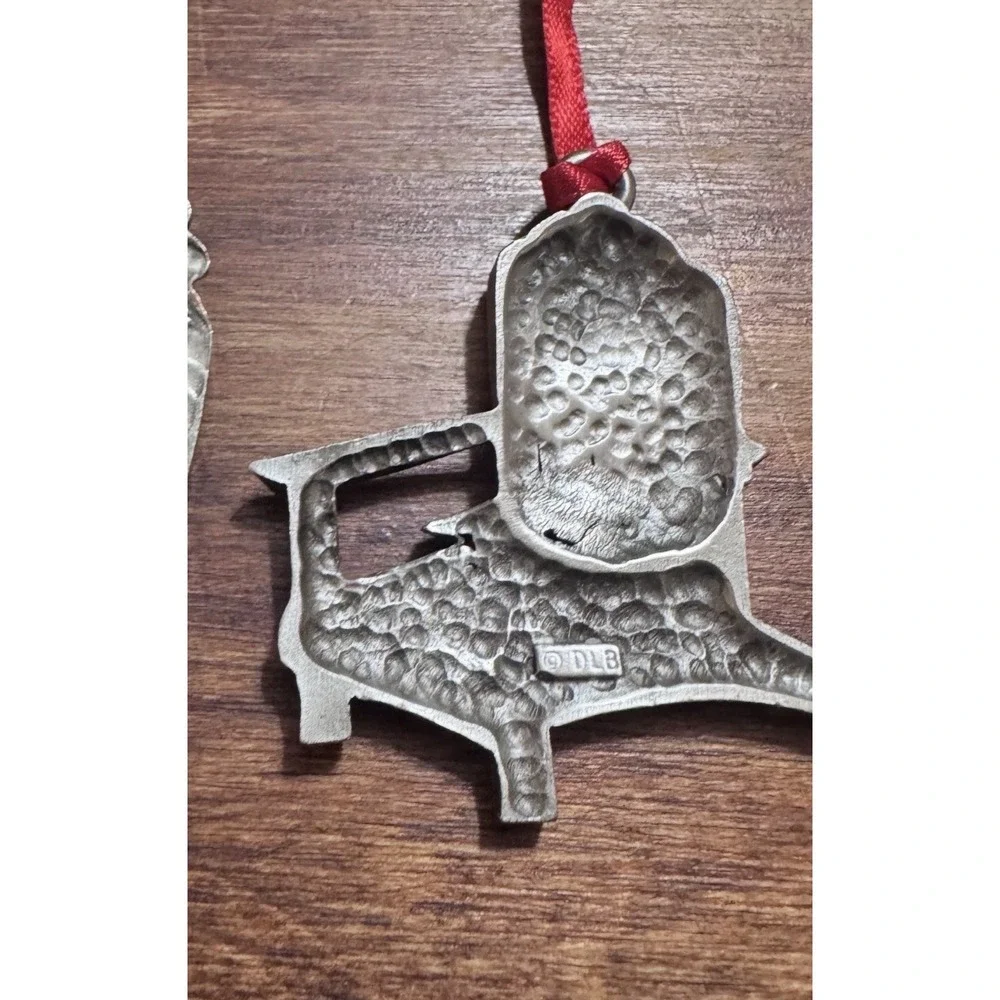 DLB ornament pewter